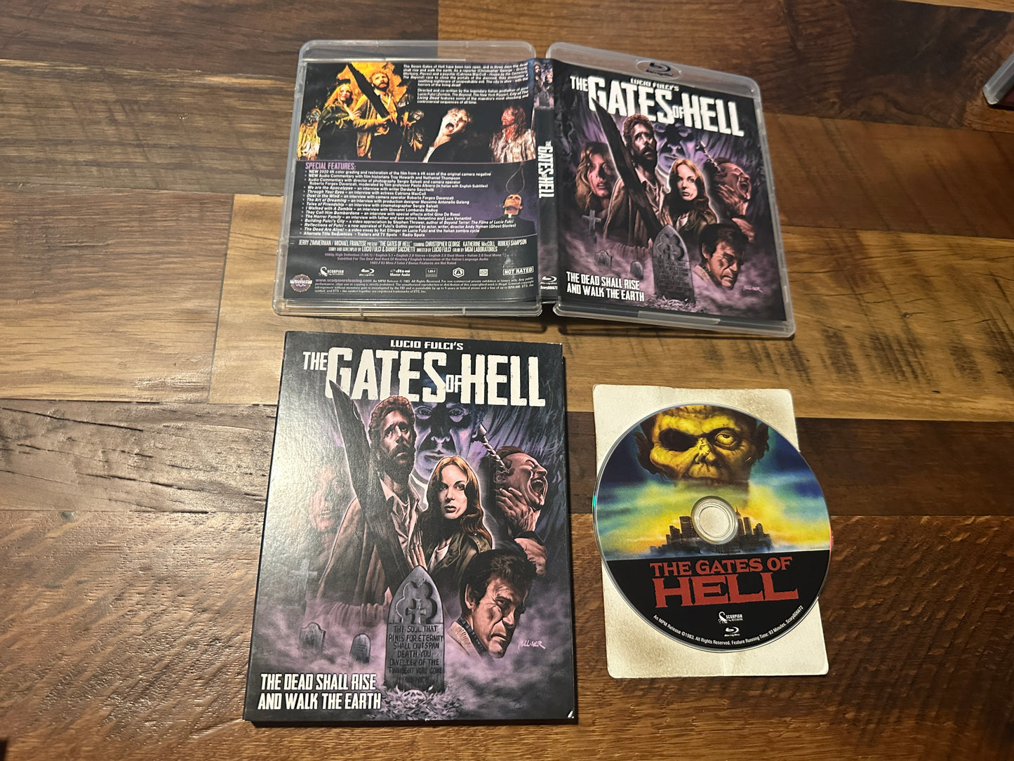 The Gates of Hell Blu ray-Scorpion Releasing-Slipcover-Lucio Fulci Horror-