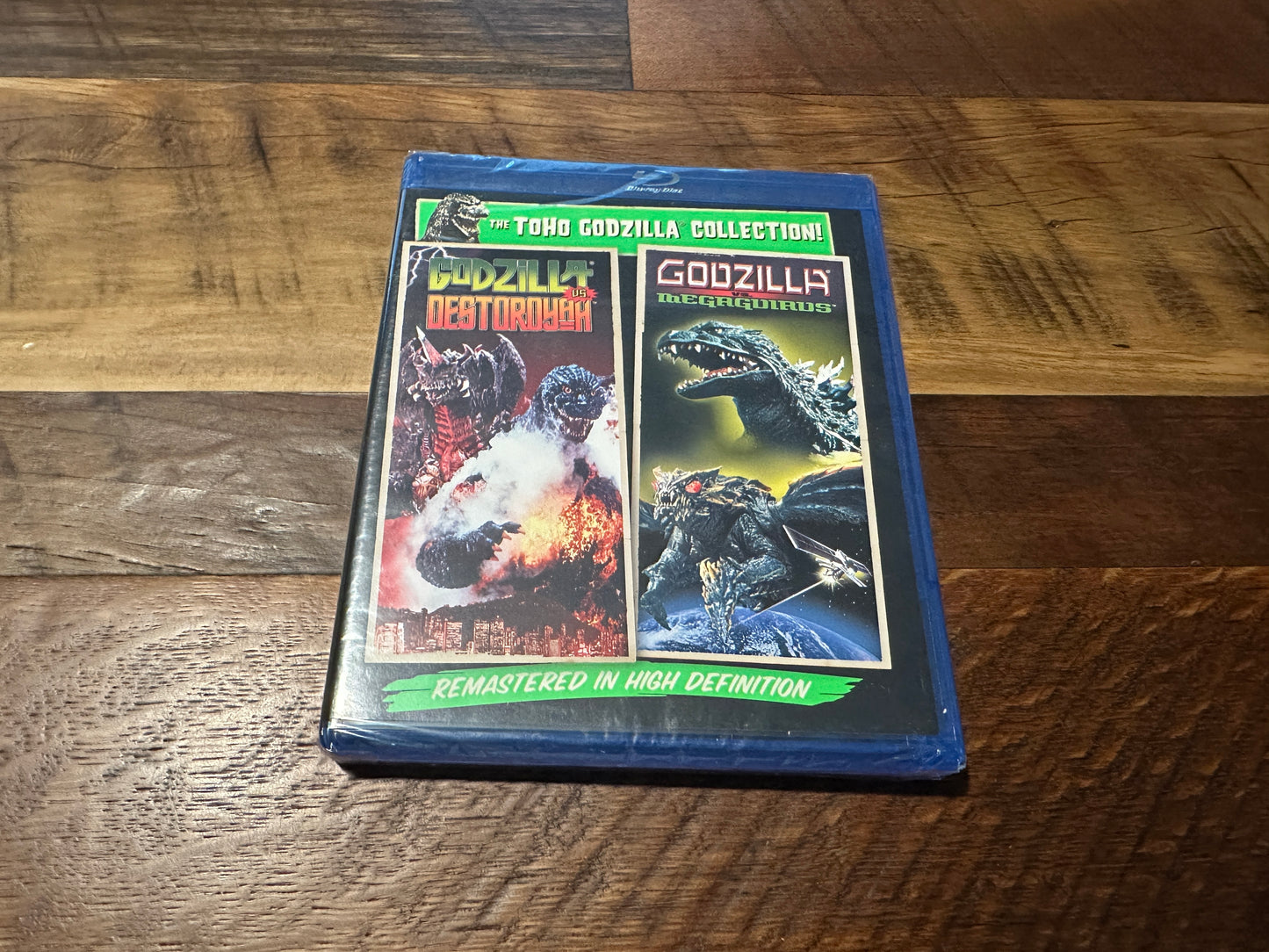 Godzilla VS Destoroyah & Godzilla VS Megaguirus (Blu ray, Double Feature, NEW)