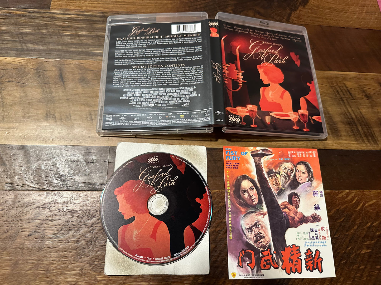 Gosford Park (Blu ray, Arrow Academy, Special Edition, 2001 Classic)