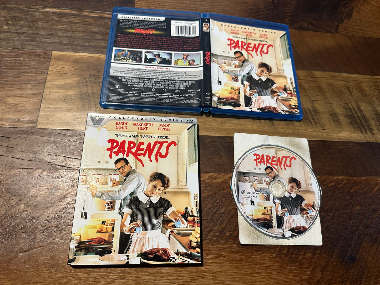 Parents Blu ray-Vestron Video-Slipcover-Collector’s Series-Randy Quaid-