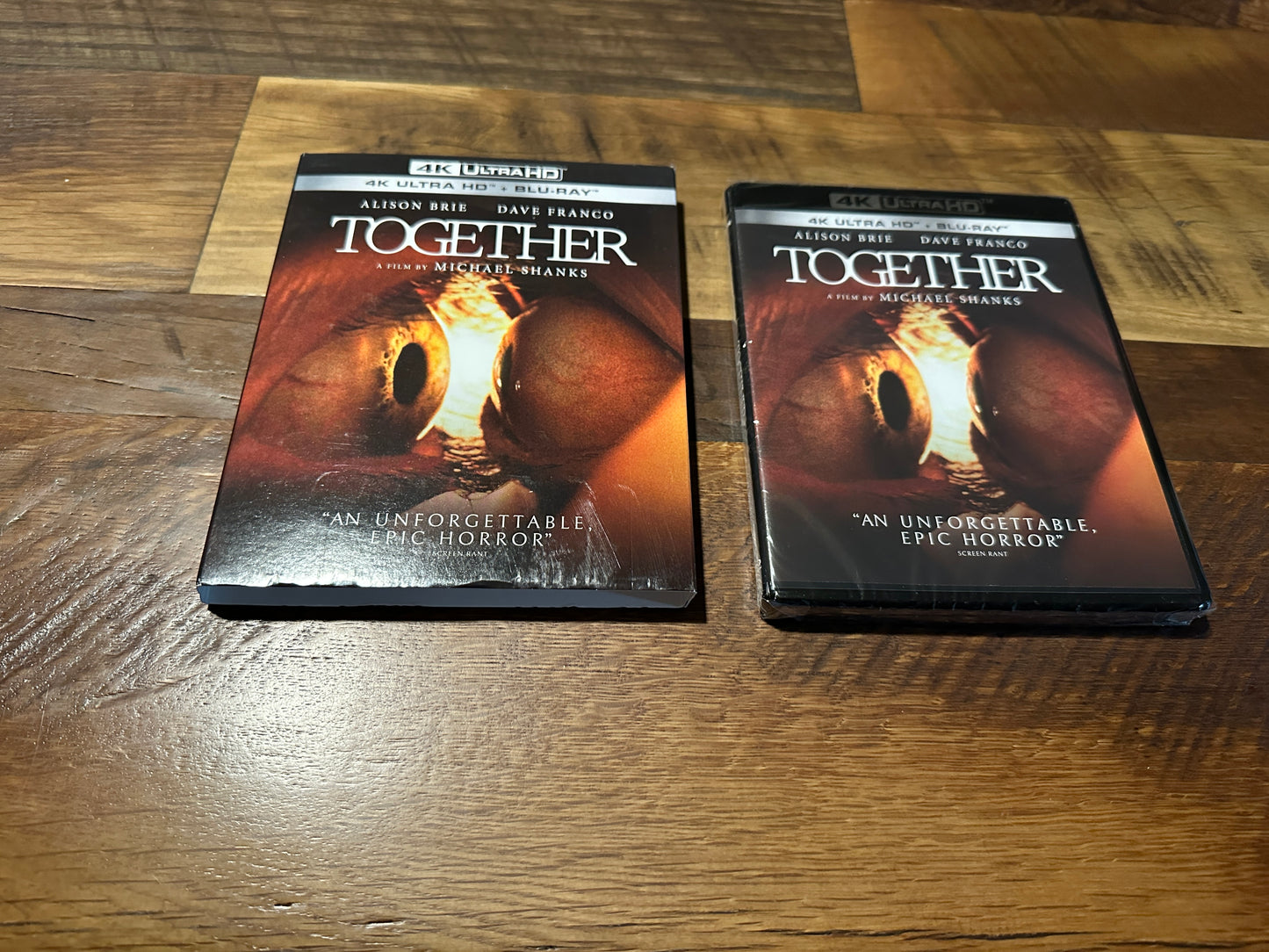 Together (4K Ultra HD/Blu ray, Neon, Slipcover, Alison Brie, NEW)
