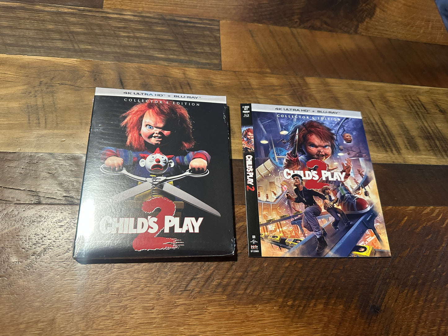 Child’s Play 2 (4K Ultra HD/Blu ray, X2 Slipcover, Scream Factory, Collector, NEW)