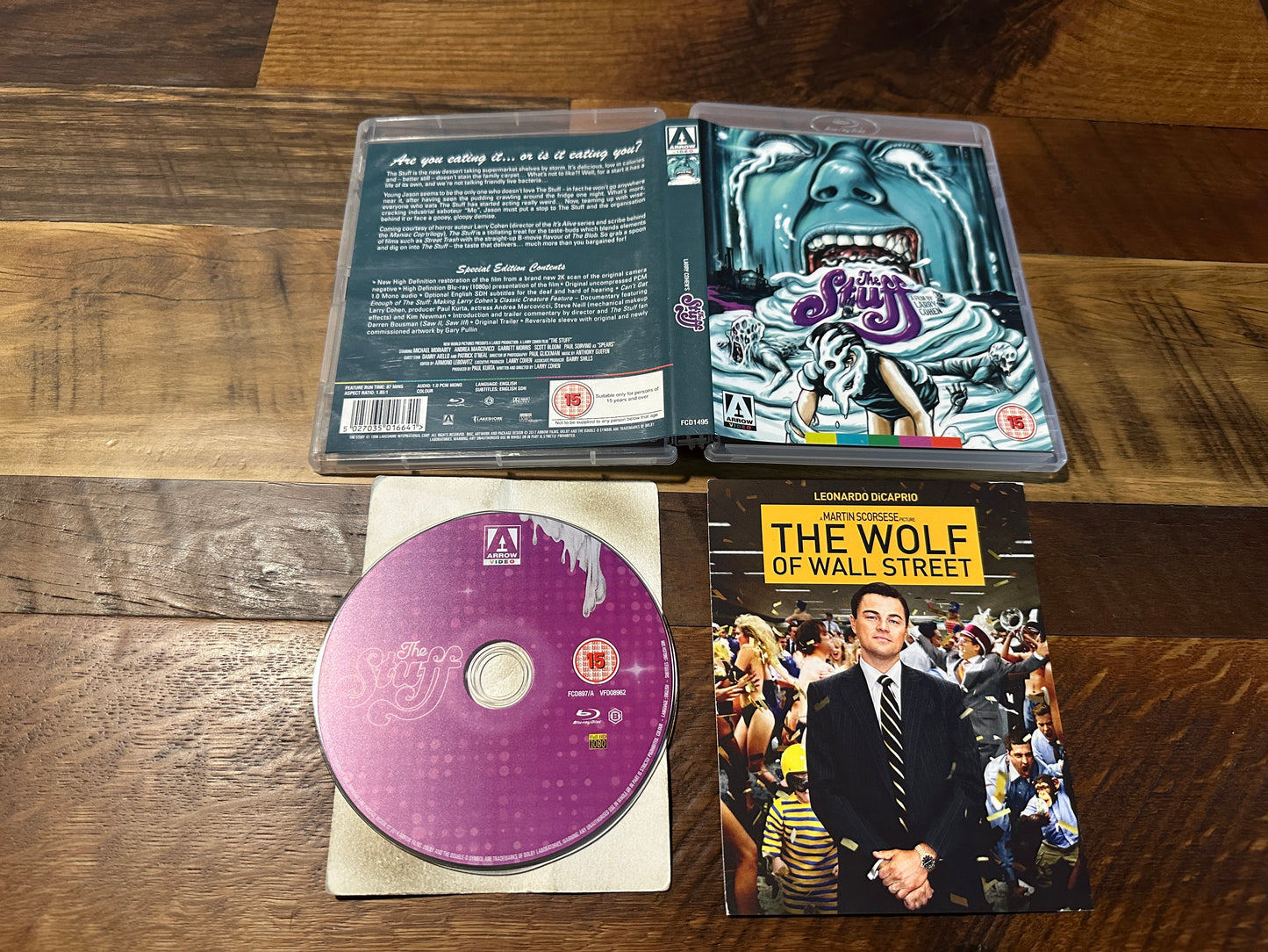 The Stuff (Blu ray, Arrow Video, 80’s Horror, US Release, Region B)