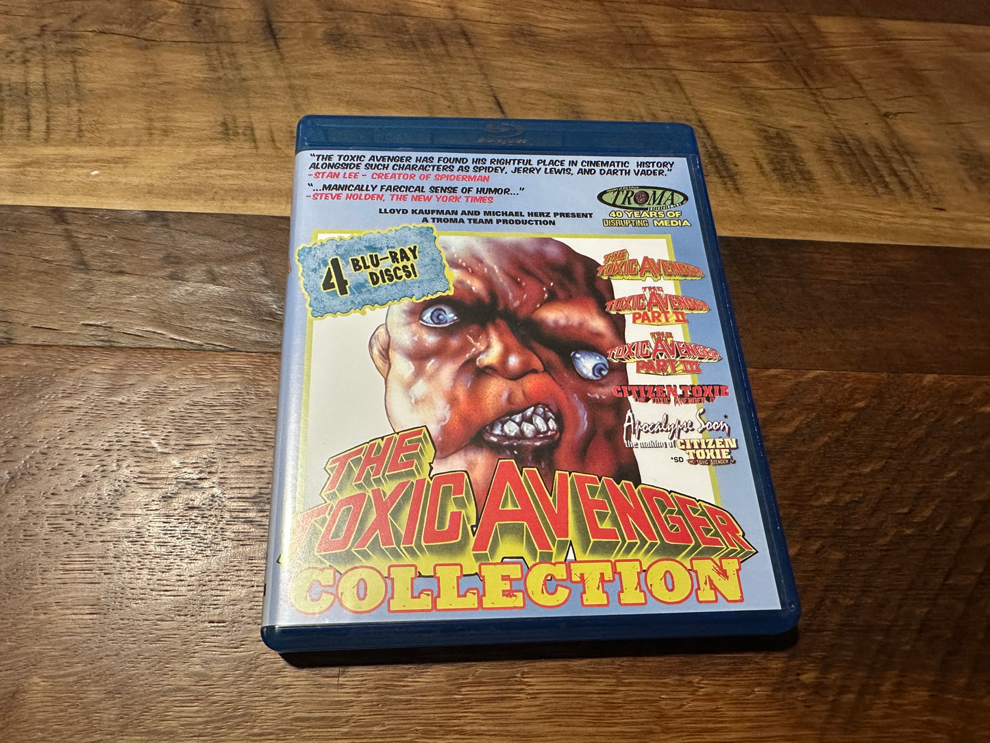 The Toxic Avenger Collection (Blu ray, Troma Entertainment, 4 Disc Set)