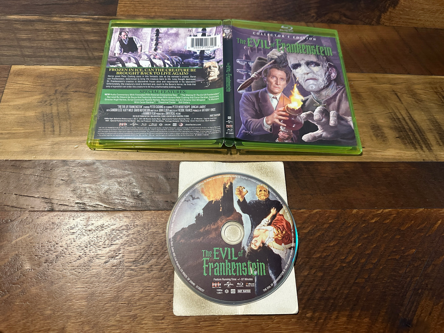 The Evil of Frankenstein (Blu ray, Scream Factory, Collector’s Edition)