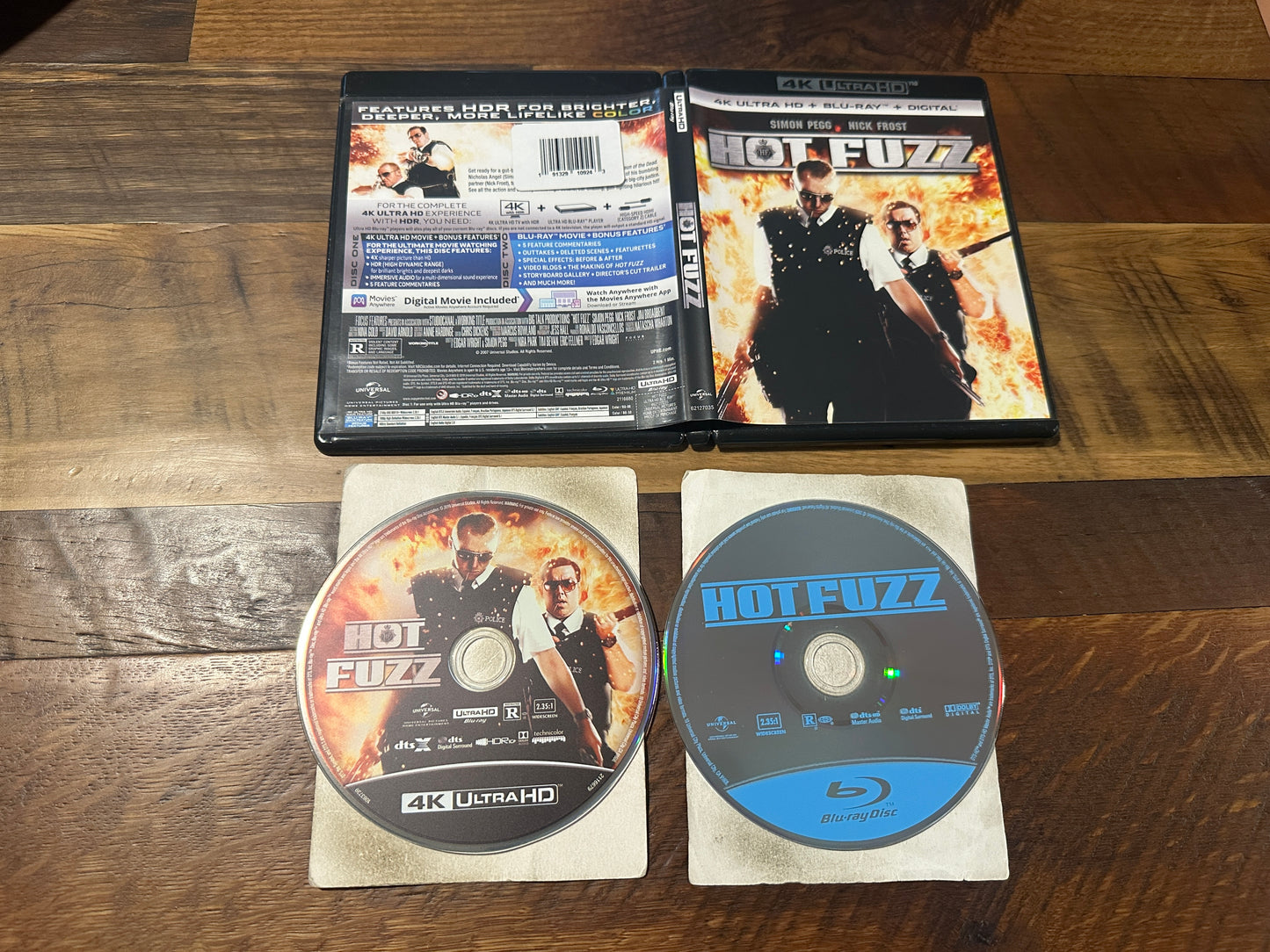 Hot Fuzz (4K Ultra HD/Blu ray, Universal, 2 Disc, No Digitals)