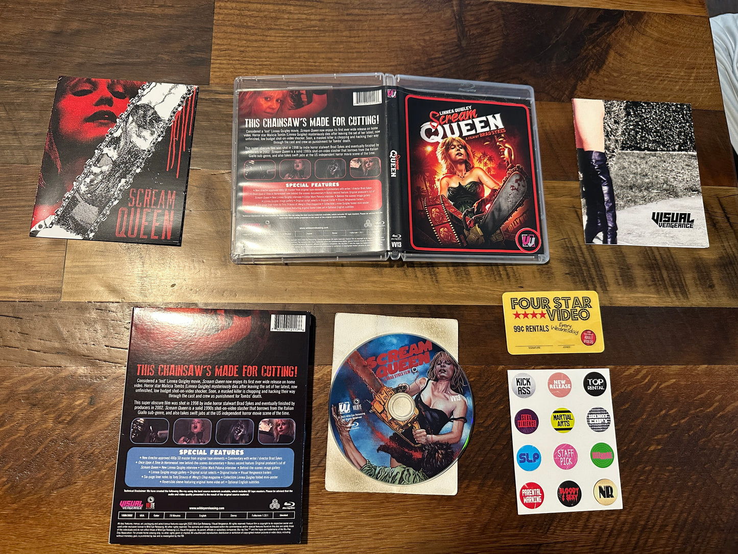 Scream Queen (Blu ray, Visual Vengeance, Slipcover, Linnea Quigley)