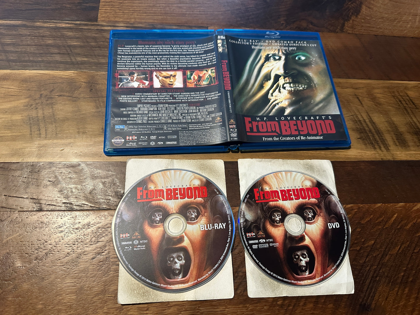 From Beyond (Blu ray/DVD, Scream Factory, 80's Horror, Collector's Ed)