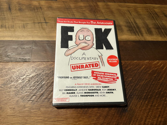 Fuck A Documentary DVD-Think Films-Steve Anderson-NEW/Sealed-