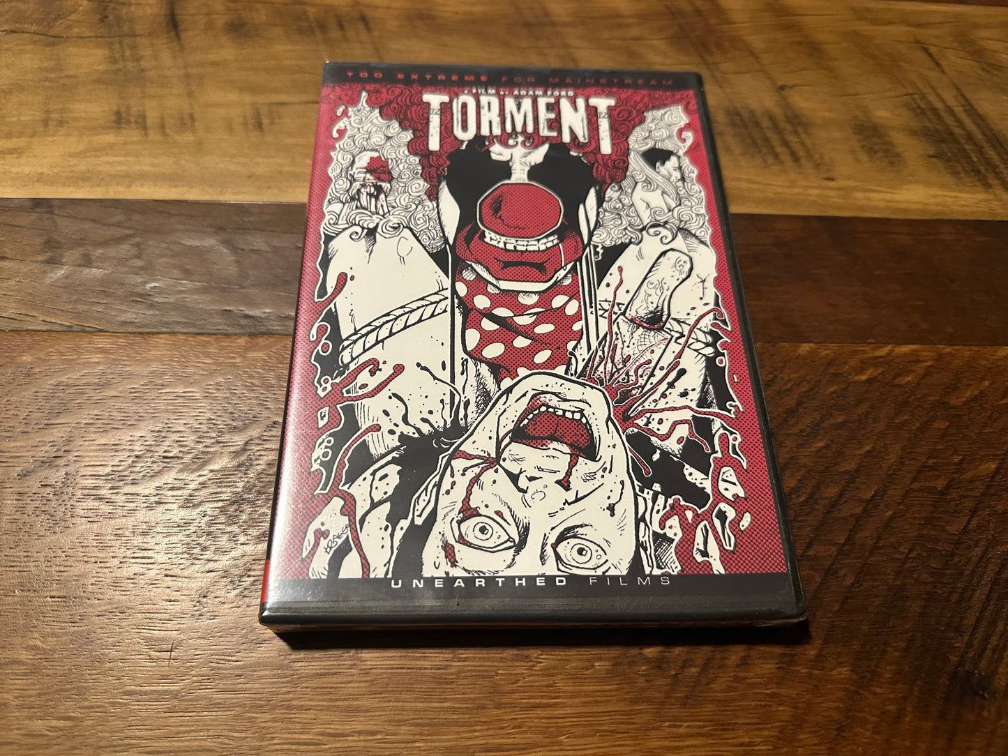 Torment (DVD, Unearthed Film, Obscure Clown Horror, Widescreen, NEW)