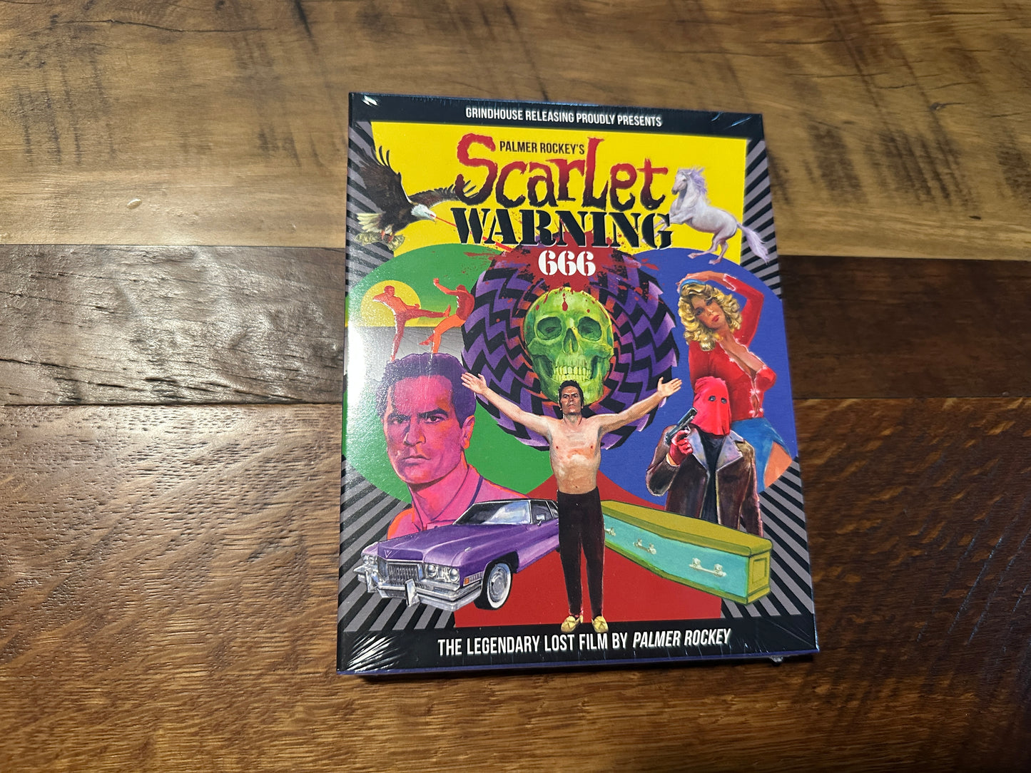 Scarlet Warning 666 (Blu ray, GrindHouse Releasing, Slipcase, NEW)