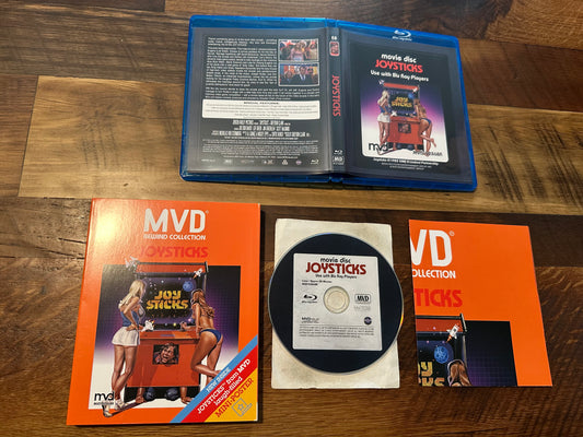 Joysticks Blu ray-MVD rewind Collection-Slipcover-Mini Posters-