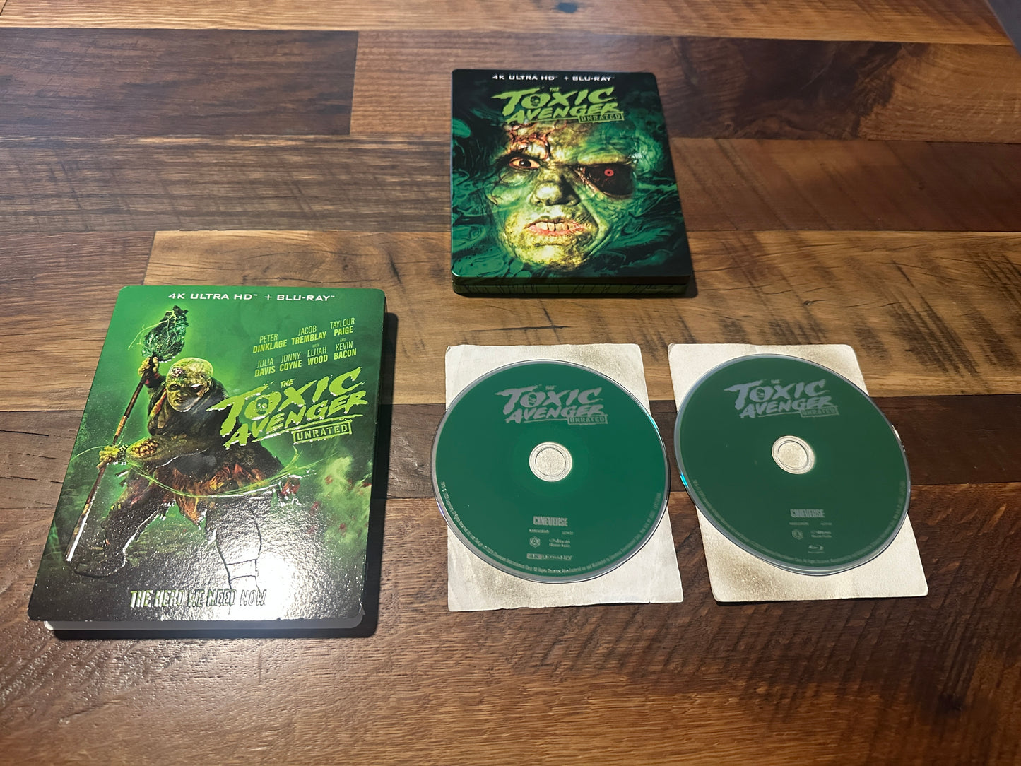 The Toxic Avenger (4K Ultra HD/Blu ray, Cineverse, Steelbook, No Digital)