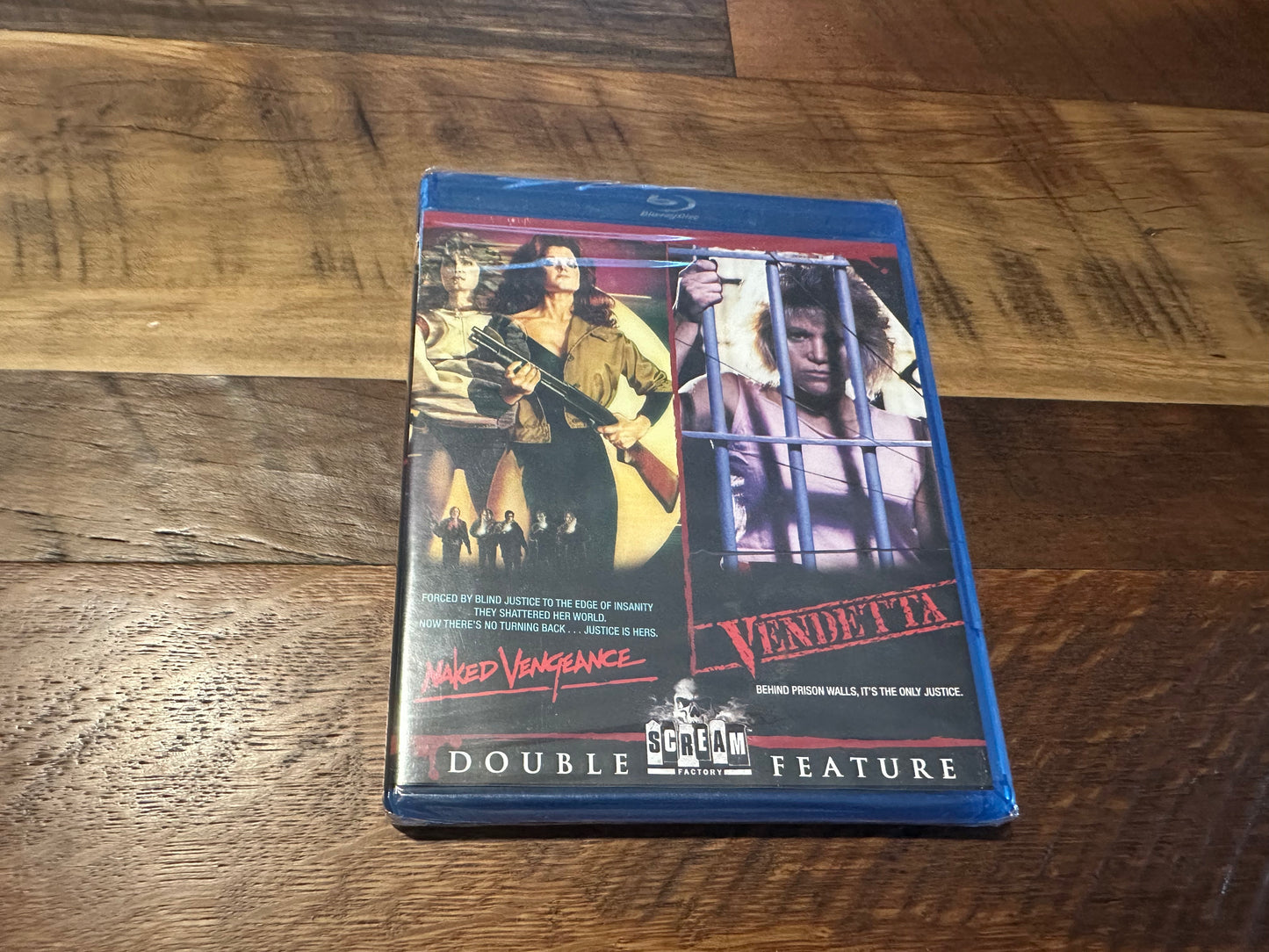 Naked Vengeance & Vendetta Blu ray-Scream Factory-Double Feature-NEW