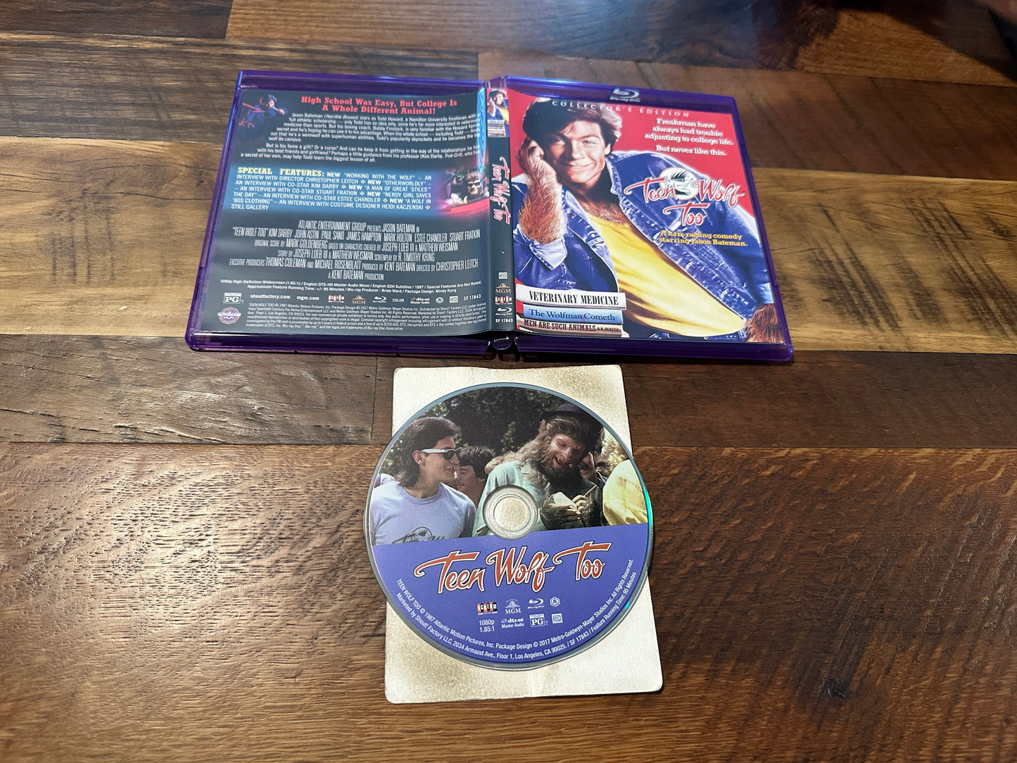 Teen Wolf Too (Blu ray, Scream Factory, 80’s Classic, Collector’s Edition)