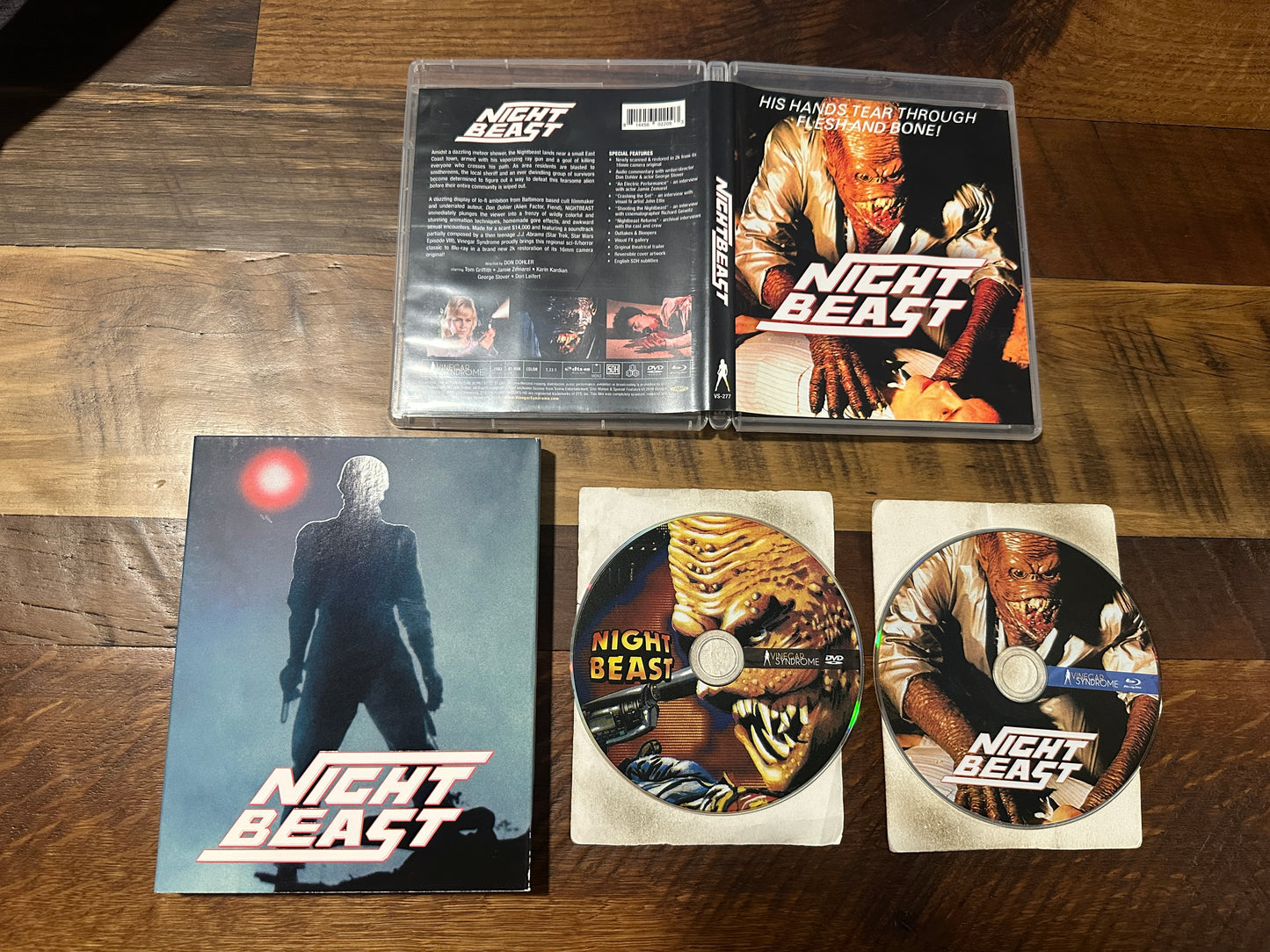 Night Beast (Blu ray/DVD, Vinegar Syndrome, Slipcover, 80’s Classic)