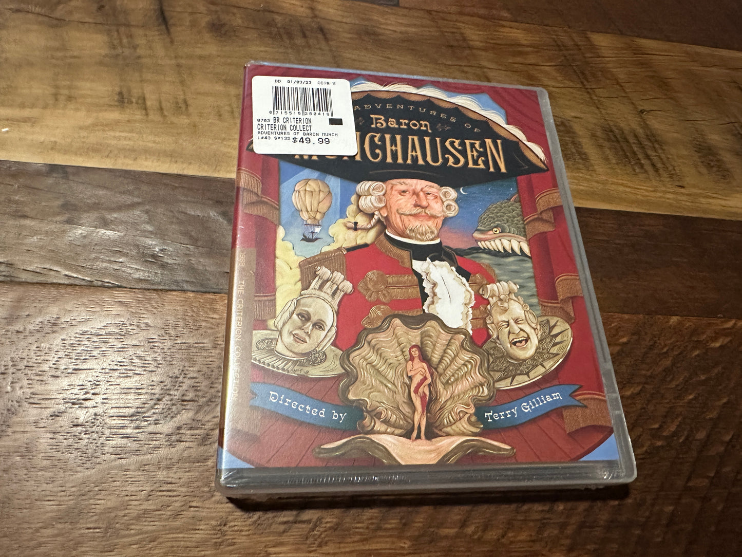 The Adventures Of Baron Munchausen (4K Ultra HD, Criterion, NEW)