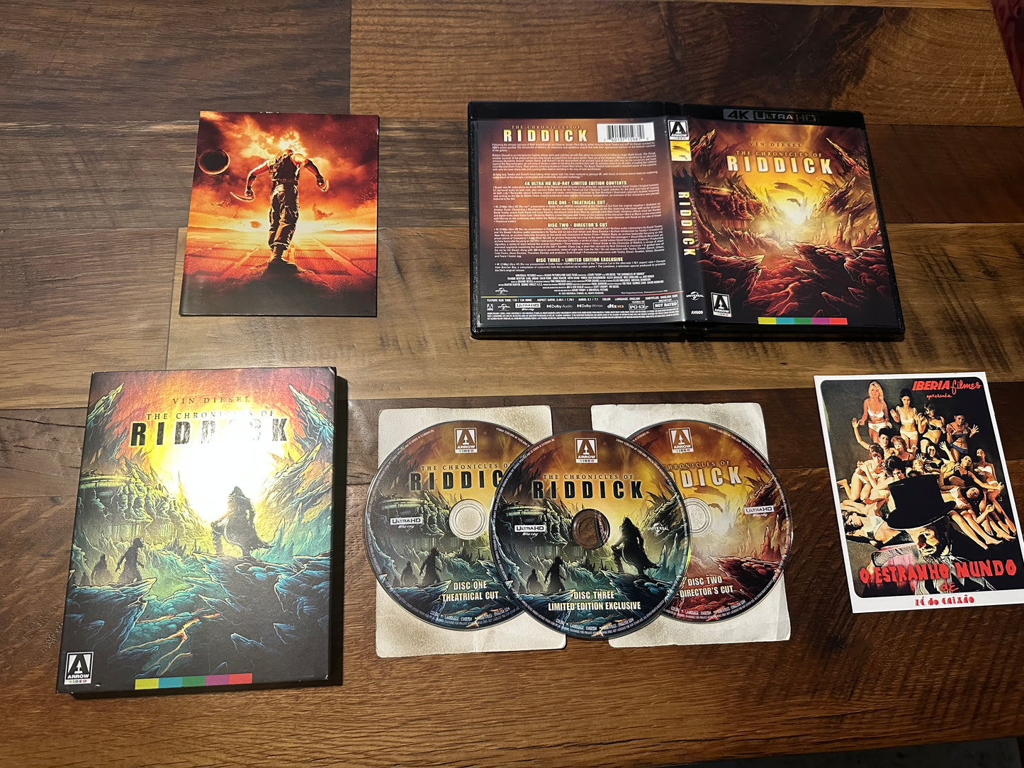 Riddick (4K Ultra HD, Arrow Video, Limited Edition, Vin Diesel, Slipcover)