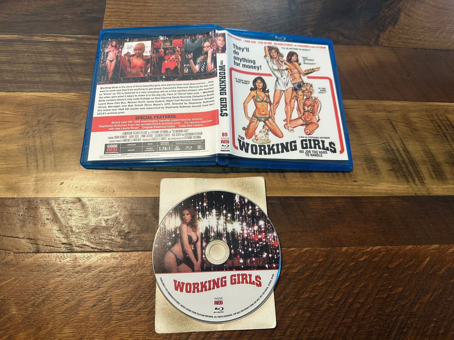 The Working Girls (Blu ray, Code Red, 70’s Classic, Very Rare, Widescreen)