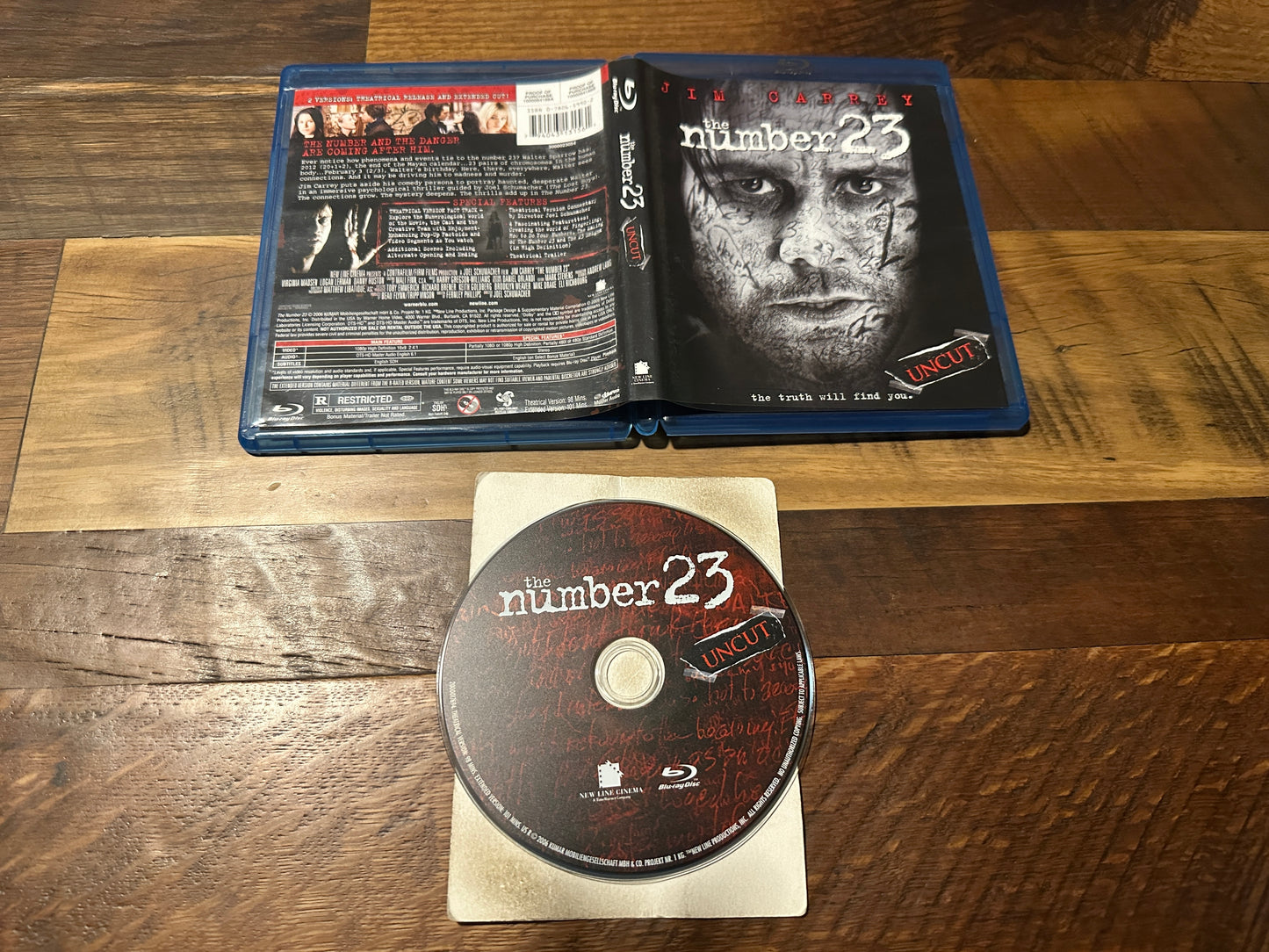 The Number 23 (Blu ray, Jim Carey Modern Horror, Widescreen-)