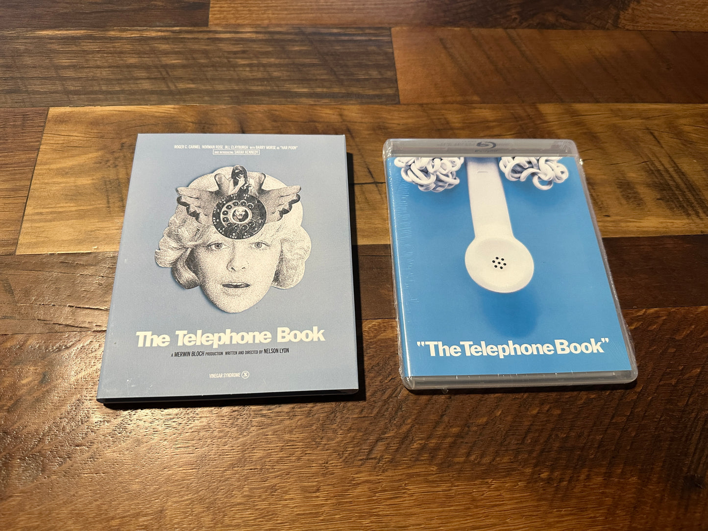 The Telephone Book (Blu ray, Vinegar Syndrome, Slipcover, NEW)