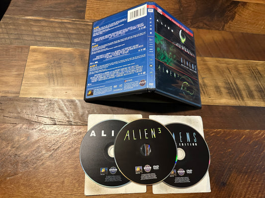 Alien Triple Feature DVD-3 Disc Set-Part 1-3 Widescreen-Classics