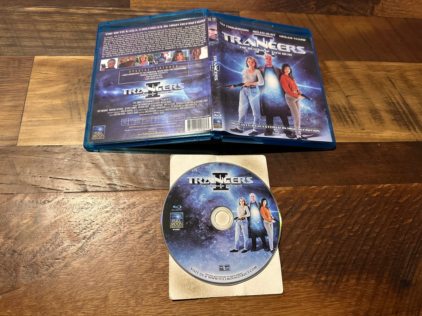 Trancers II The Return of Jack Deth Blu ray-Full Moon Pictures-