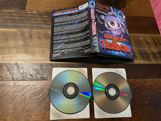 Galaxy Of Terror DVD-4 Movies-Brentwood Home Video-OOP-Rare