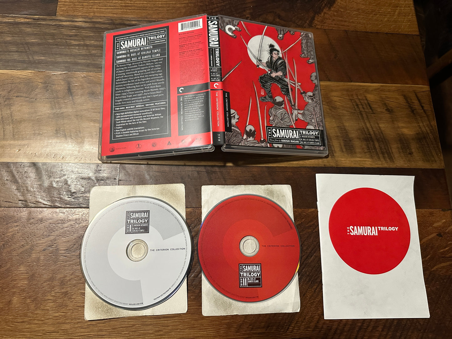The Samurai Trilogy (Blu ray, 2 Disc Special Ed, Criterion Collection 3 Movies)