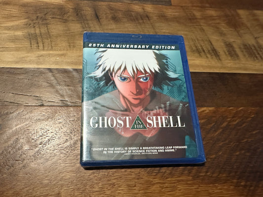 Ghost in the Shell (Blu ray, 25th Anniversary Edition, Anchor Bay, NEW)