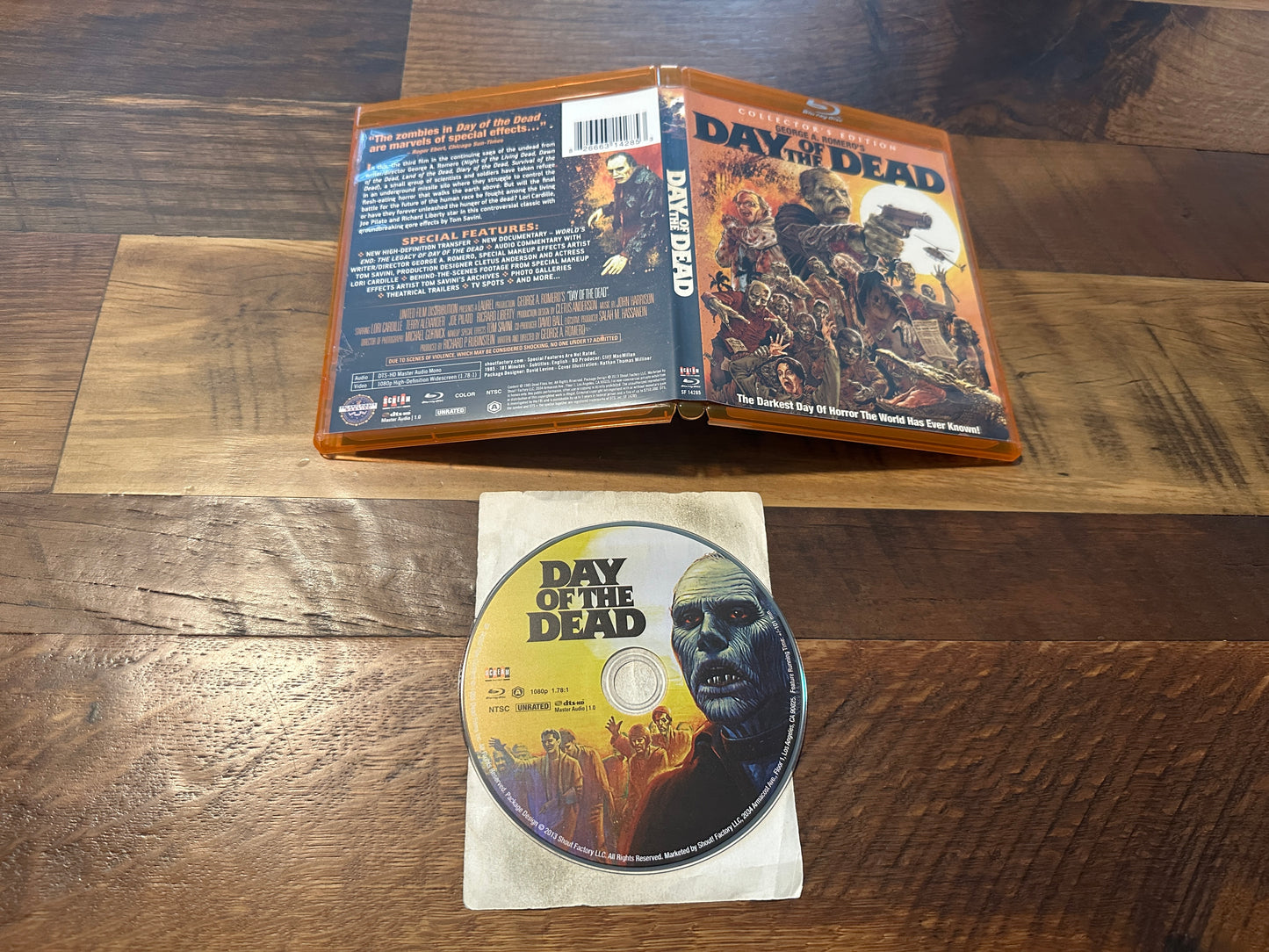 Day of the Dead (Blu ray, Scream Factory, Collectors Edition, George Romero)