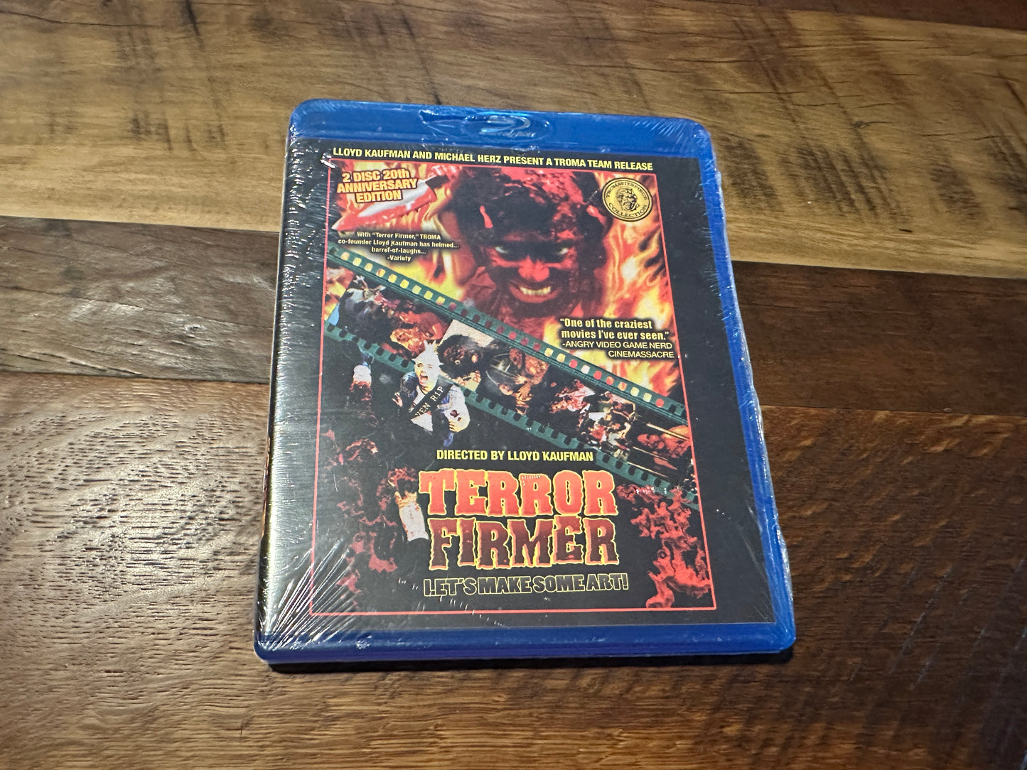 Terror Firmer (Blu ray, Troma Entertainment, 2 Disc, Classic Horror, NEW)