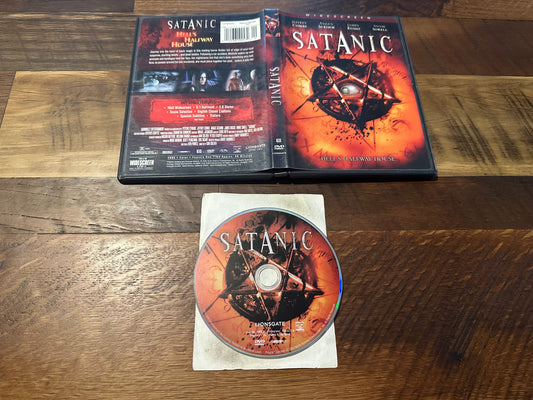 Satanic DVD-Lionsgate-Widescreen-Jeffery Combs Classic Horror