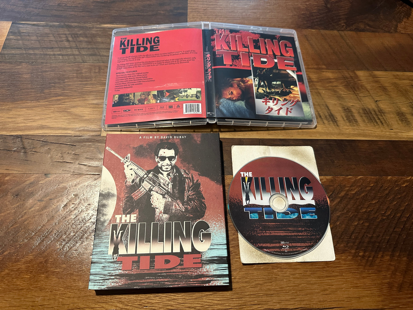 The Killing Tide (Blu ray, Vinegar Syndrome Partner Label, Slipcover)