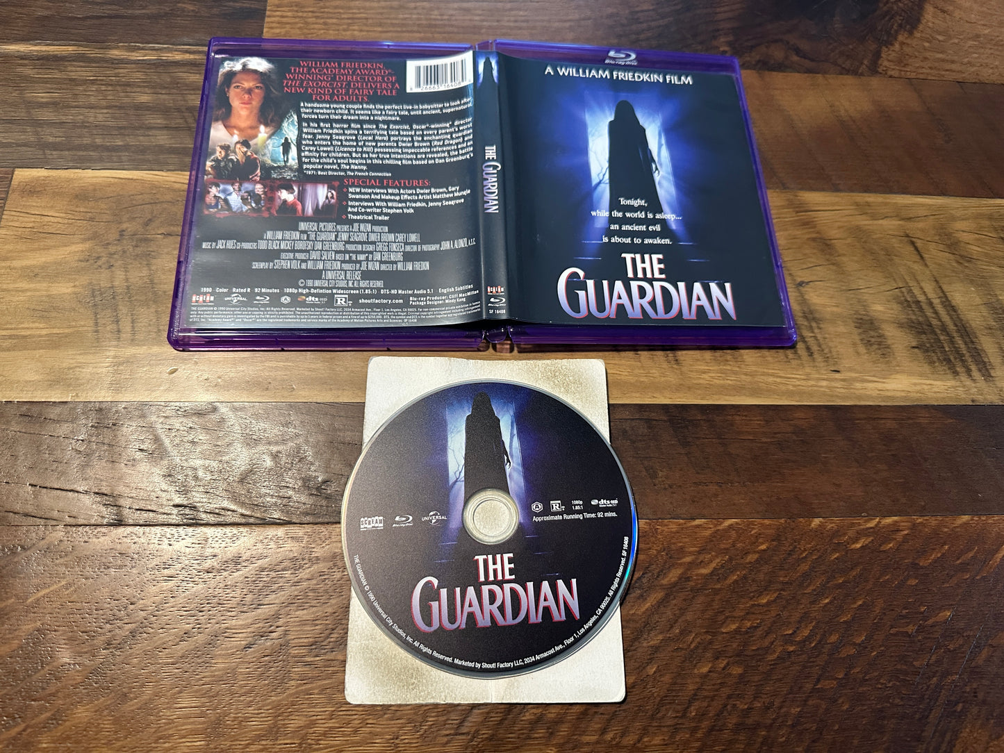 The Guardian (Blu ray, Scream Factory, 90’s Horror Classic, Widescreen)