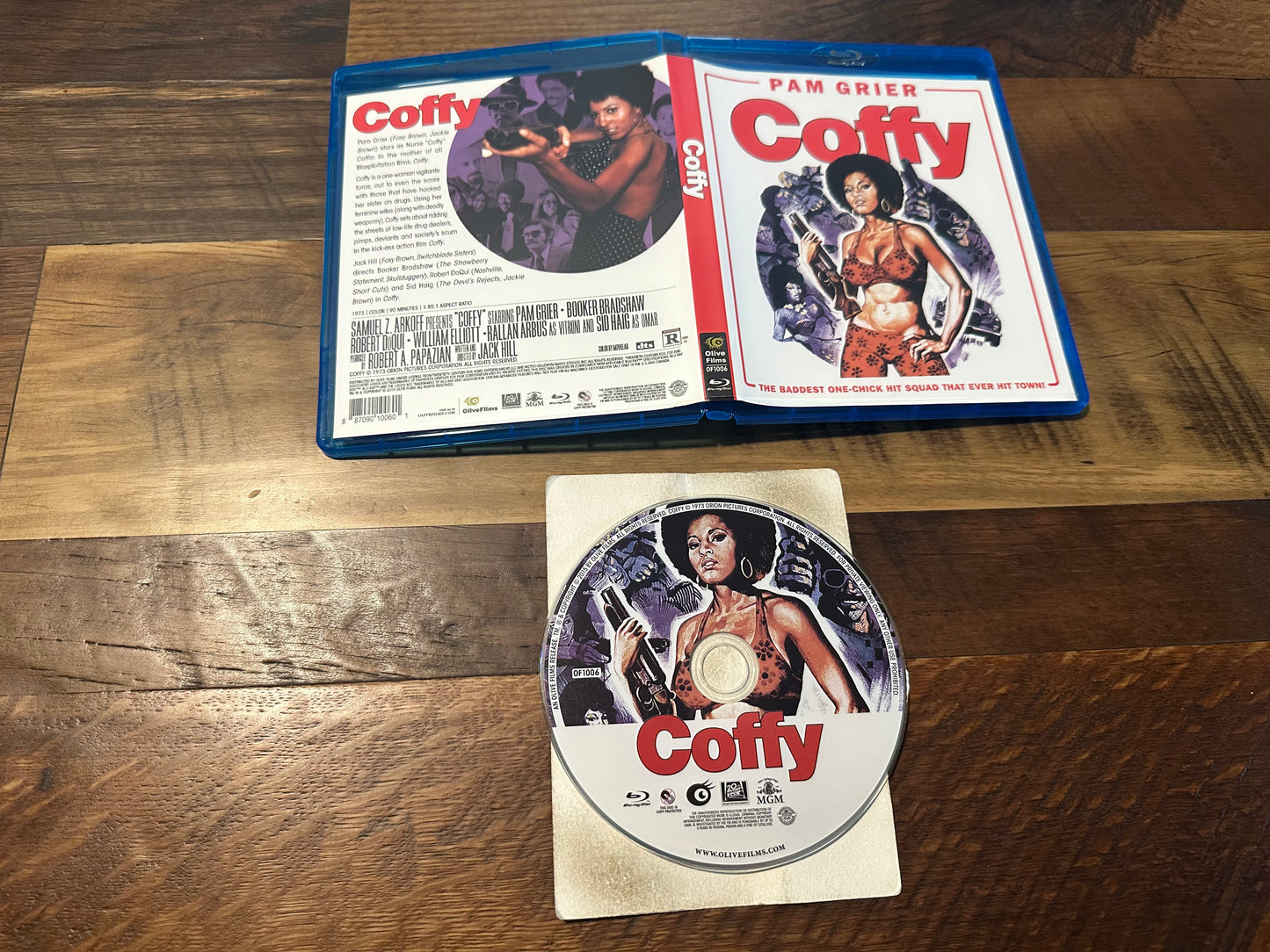 Coffy Blu ray-Olive Films-Pam Grier 70’s Classic-Widescreen-
