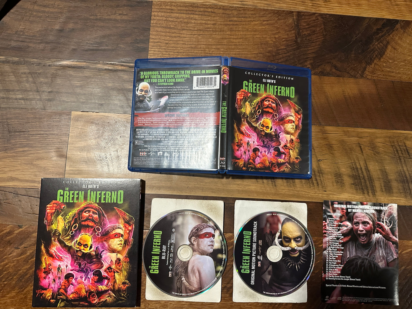 The Green Inferno (Blu ray, Scream Factory, Collector’s Edition, Slipcover)