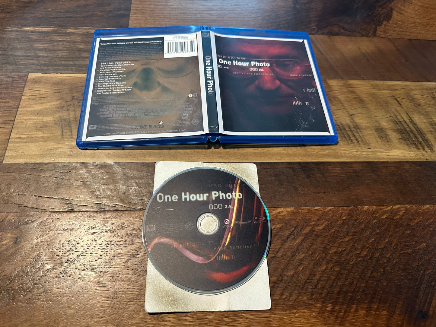 One Hour Photo (Blu ray, 20th Century Fox, Robin Williams Classic)