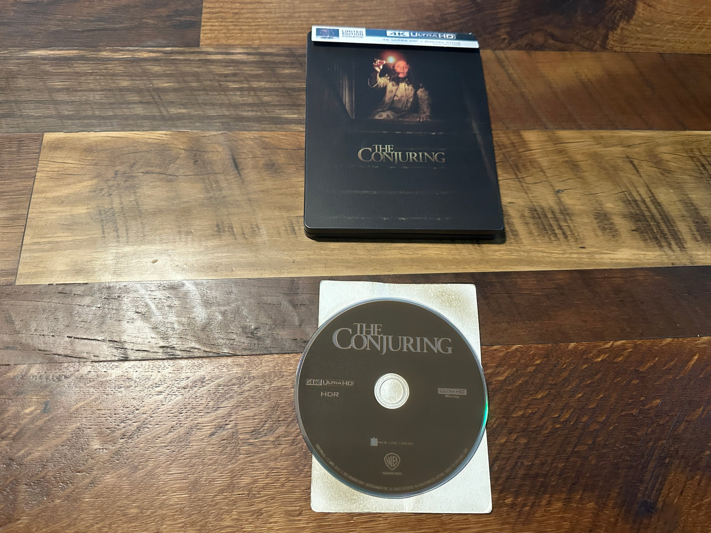 The Conjuring (4K Ultra HD/Blu ray, Steelbook, Limited Edition, No Digital)