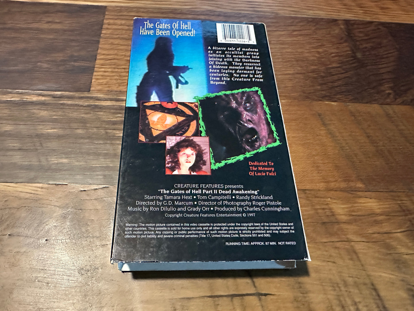 The Gates Of Hell Part II (2) VHS-Slipcase-Dead Awakening-90’s Horror-