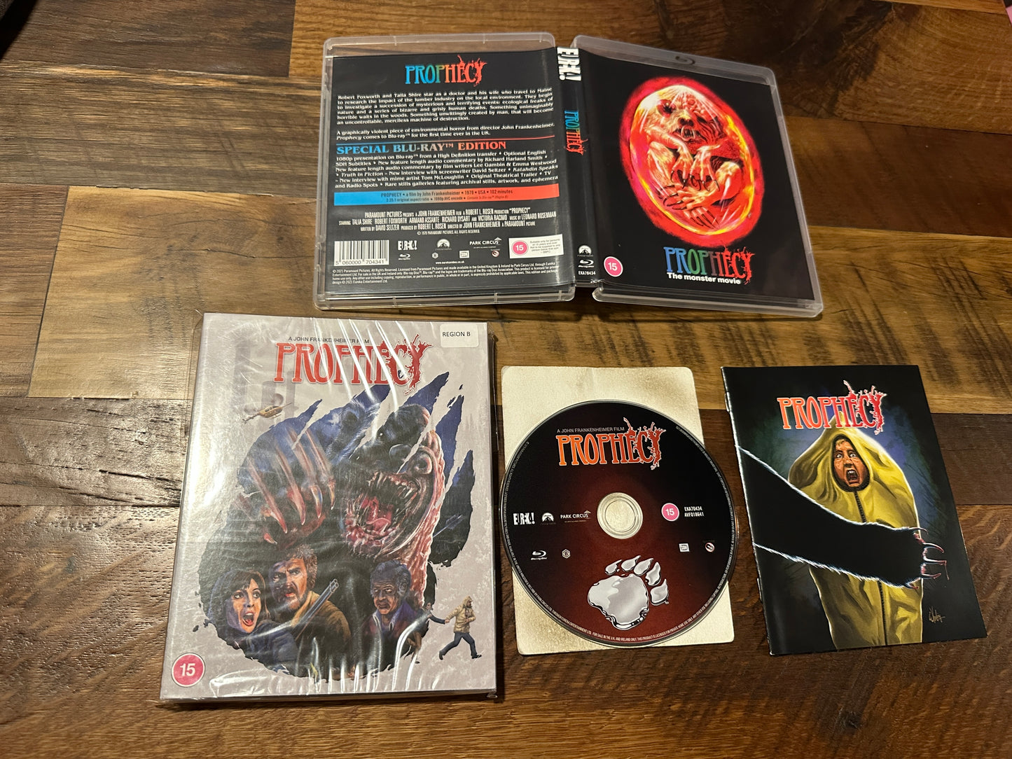 Prophecy (Blu ray, Eureka, Slipcover, Region B, Limited Ed, Booklet)