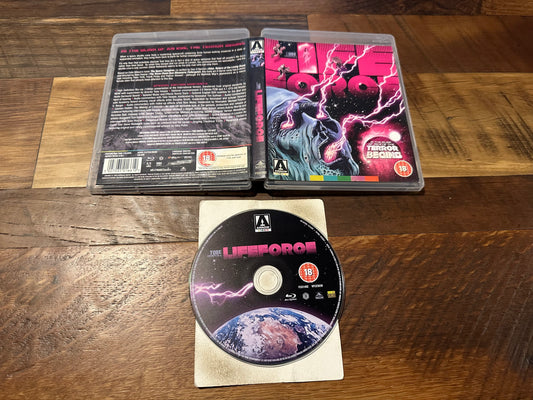 Lifeforce Blu ray-Arrow Video-Special Edition-Region B-Classic