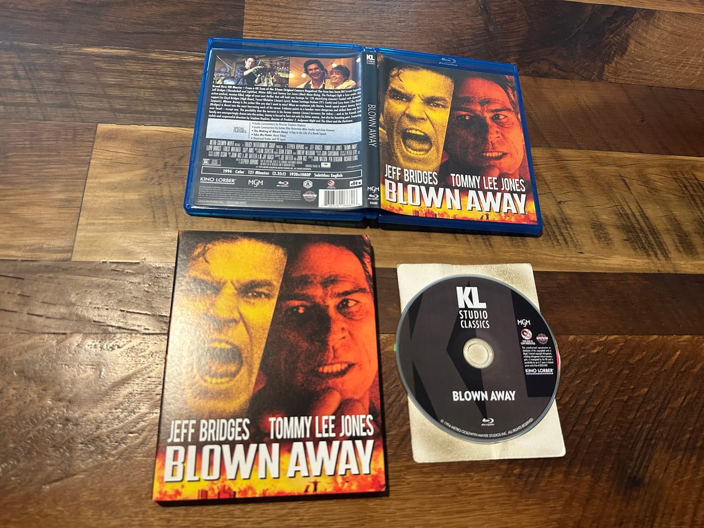 Blown Away (Blu ray, Kino Lorber, Jeff Bridges 90’s Classic, Slipcover)