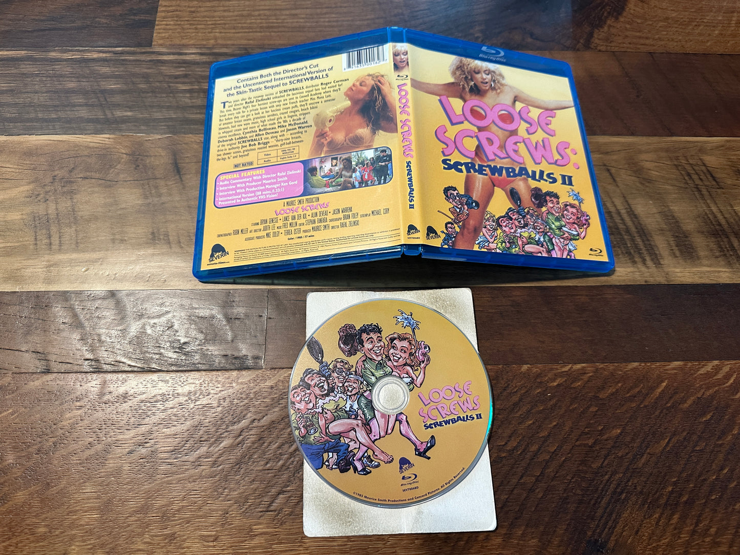 Screwballs II (2) Loose Screws (Blu ray, Severin Films, 80’s Comedy)