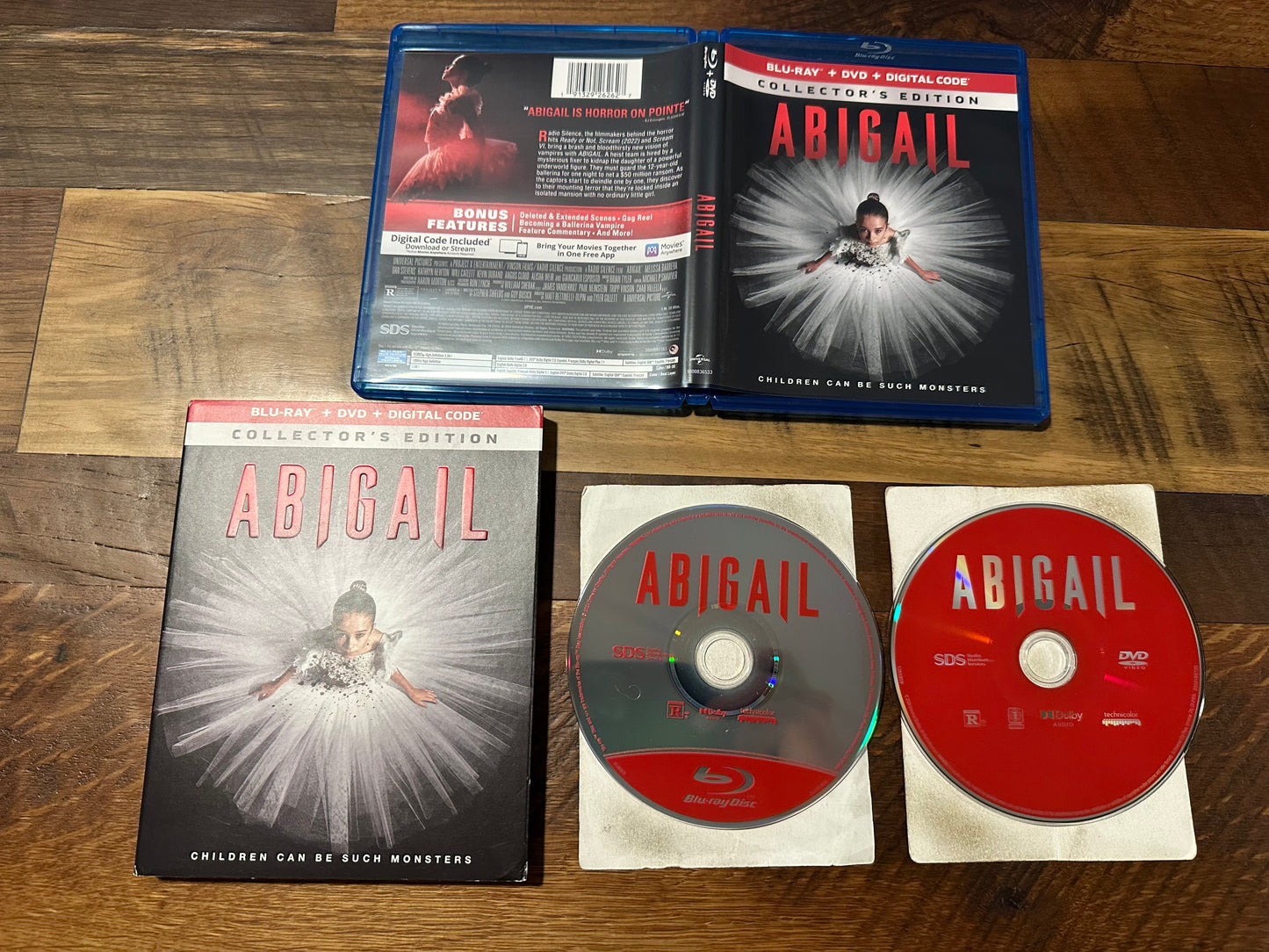 Abigail Blu ray/DVD-Universal-Collector’s Ed-Slipcover-No Digital