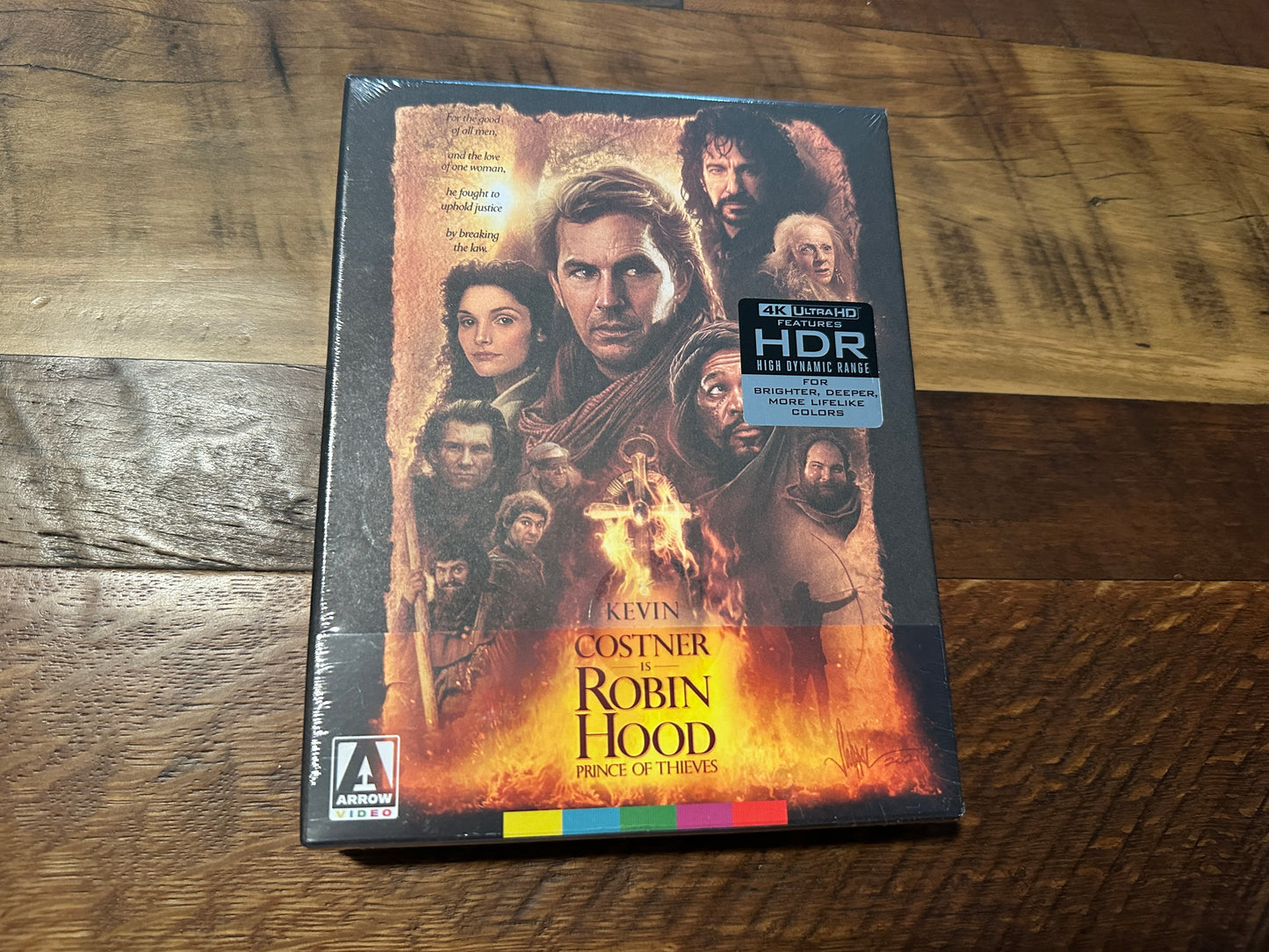 Robin Hood Prince Of Thieves (4K Ultra HD, Arrow Video, Limited Ed, US Release, NEW)