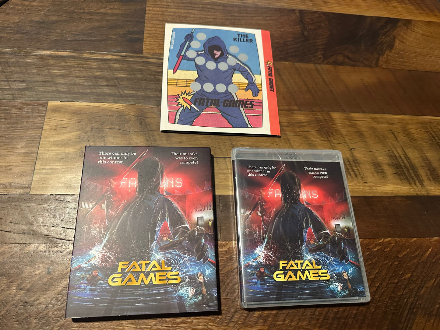 Fatal Games Blu ray-Vinegar Syndrome-2 Slipcovers-Scratch Off-NEW