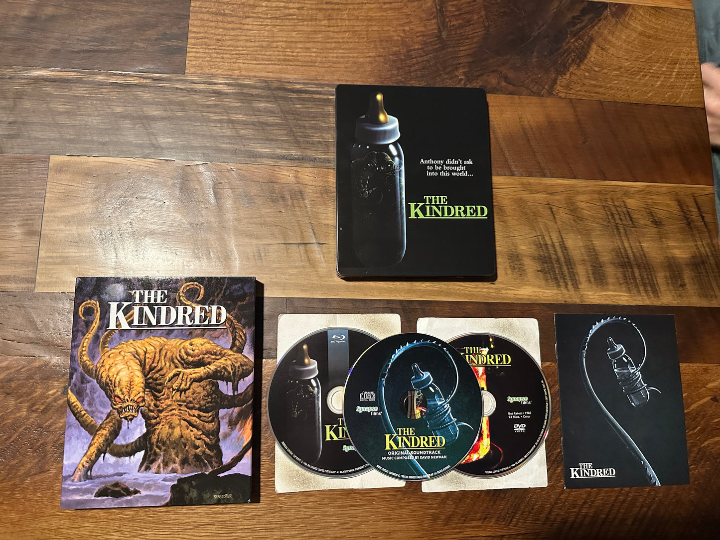 The Kindred (Blu ray/DVD/CD, Steelbook, Synapse Films, Slipcover)