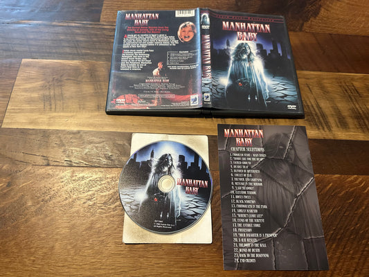 Manhattan Baby DVD-Anchor Bay-Lucio Fulci Collection-Widescreen-