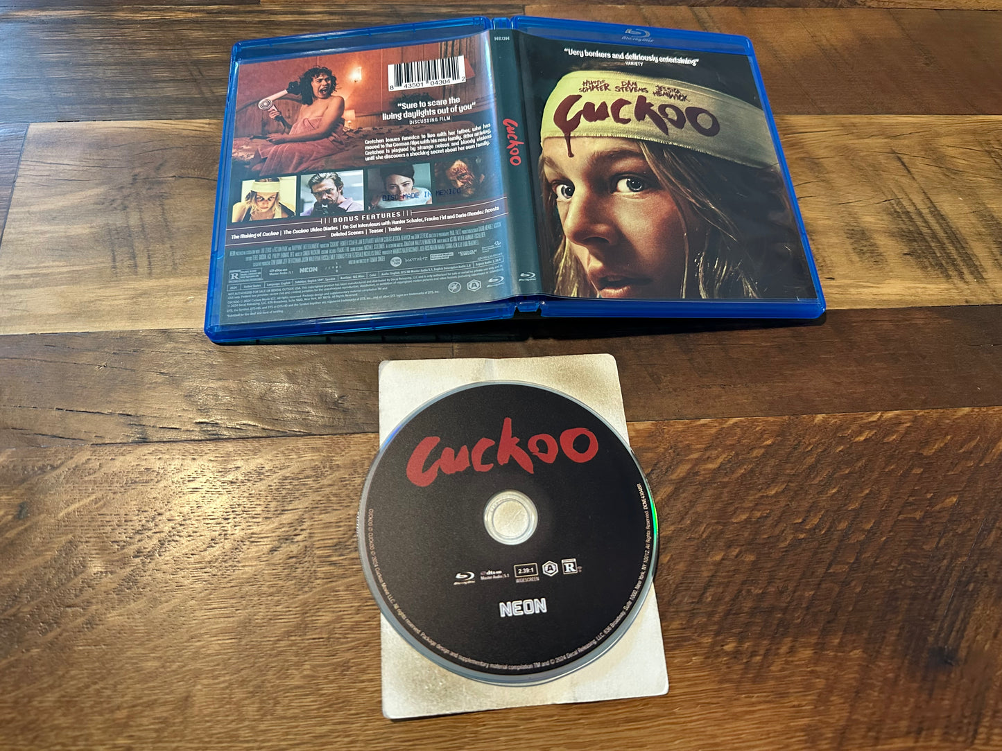 Cuckoo (Blu ray, Neon, Modern Horror, Widescreen, 2024 Classic)